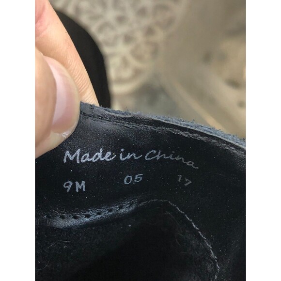 Jack Rogers Women's US 9M Black Suede Leather Pull On Cuban Heel Ankle Bootie - Picture 6 of 8